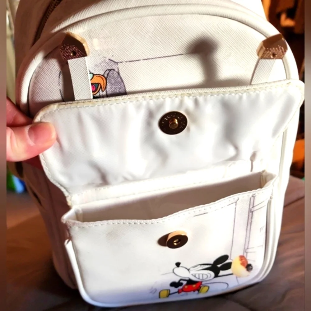 WondaPOP Disney Mickey Mouse Potato Bin 11-Inch Vegan Leather Mini Backpack